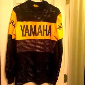 Yamaha Black and Yellow Mesh Jersey